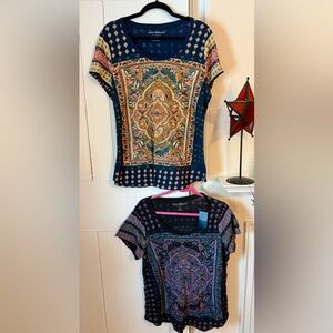 A Two-Fer!!! Two Lucky Brand Tees Size 1X